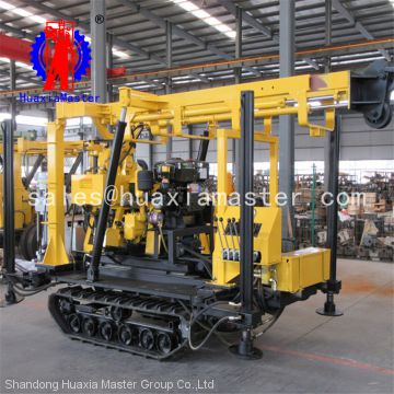 crawler hydraulic core drilling rig XYD-130/diesel power 130M well drill machine suitable for different type of terrain for sale