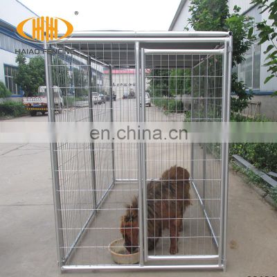 Made in China hot dip galvanized steel bar dog run kennel