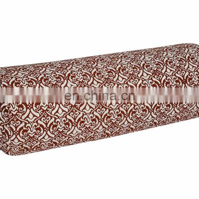 100% Cotton Removal Cover buckwheat filled Yoga bolster pillow Indian manufacturer