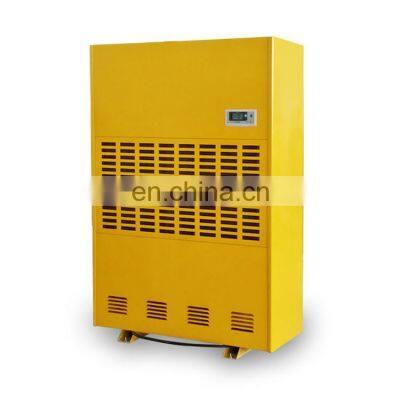 480L/D  high big water removal capacity standing industrial dehumidifier dryer for sales garment basement use