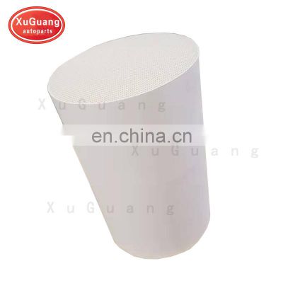 Car Exhaust Factory Price  round ceramic honeycomb catalyst for catalytic converter  93*125mm