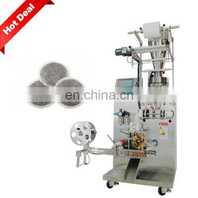 Automatic round bag packaging machine for herbal tea bag coffee pod packing machine