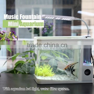 Music fountain desktop aquarium for Christmas Gift