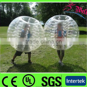 Commercial inflatable body zorbing ball for kids/loopy ball