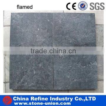 flamed black limestone natural stone tile