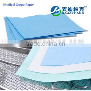 Disposable Sterilization crepe paper with free sample by CE ISO