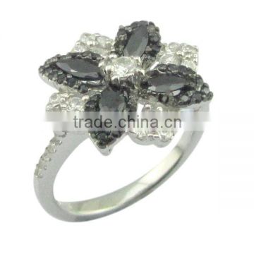 jewelry high quality/silver jewelry zircon ring