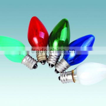 C7 colour bulb night bulb indicator bulb 110-130/220-240V 10W E12/E14