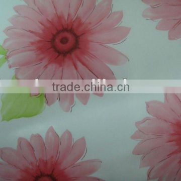 100%cotton printed fabric with pvc coating