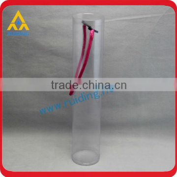 clear plastic tube box with handle