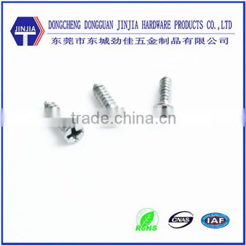 m1.7*8 zinc steel small size cross recess countersunk head taptite screws