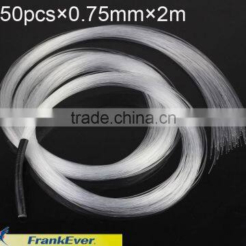 0.75mm PMMA plastic fiber optics cable 150pcs X 2Meters for led light engine