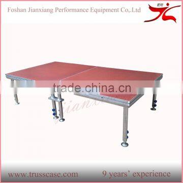 Simple style aluminum portable stage plywood platform