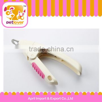 Easy to handle pet rubber steel nail clippers