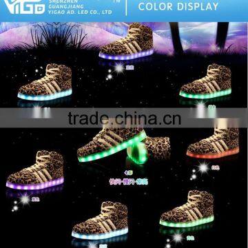 2015 new design colorful led shoes led lights for shoes