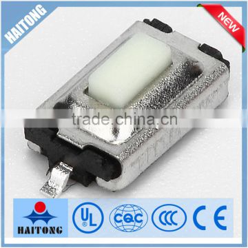 2pin 3x6x2.5 white head push button smd tact switch electric switch