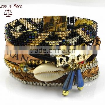 Latest charm bracelets handmade cuff bangles ,fashion china wholesale magnetic bracelet