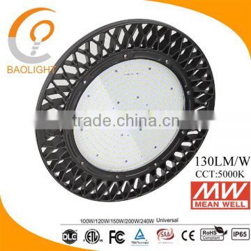 ip65 led high bay light 100w 200w 240w ac100-277v ce etl dlc listed for warehouse