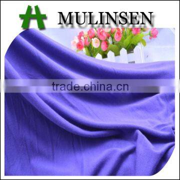 Shaoxing textile Knitted ring spun purple dyed viscose fabric