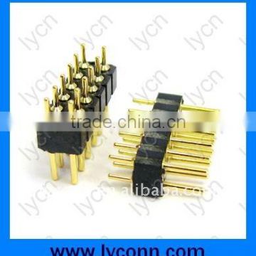 double row pin header round 2.0mm/2.54mm