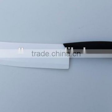 Top Quality Ceramic Big Size Cutting Knife 6 inch White Blade with Plastic Handle