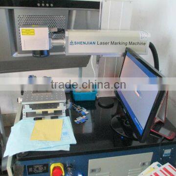 Fiber laser marking machine with CE for kinds of materials