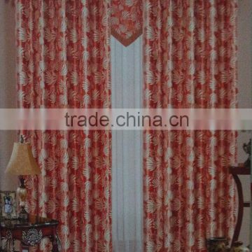 100%Polyester High-end Luxurious Jacquard Shade Curtains Jacquard Floral Jacquard Curtain Panel