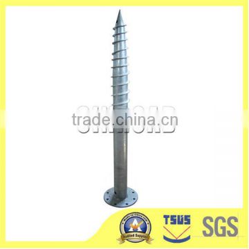 Screw pipe fitting for fence