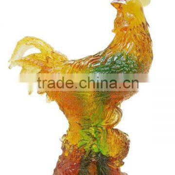 glass art and collection of chicken--BJ055