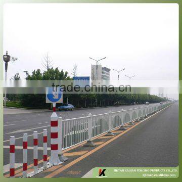 high quanlity powder coated steel road barrier