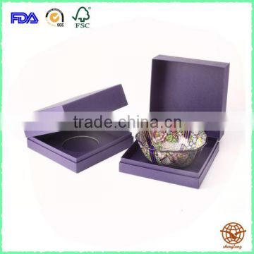 Foldable Magnetic Closure Cardboard Box with Ribbon/Matte Luxury box