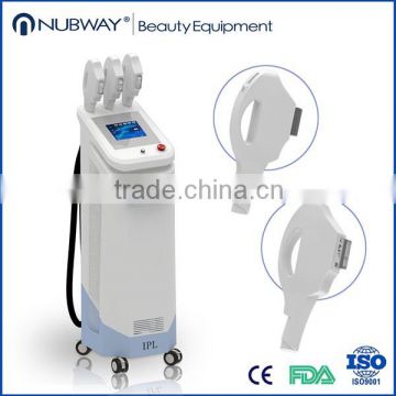 2014 Newest Design 3 In 1 Ipl Vascular Treatment Hair Removal Beauty Equipment/e-light Ipl Rf Multifunction Machine 560-1200nm