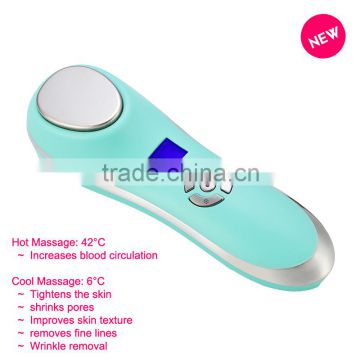 NEW AP-7901 Handheld 3in 1 COLD and hot led skin rejuvenation beauty instrument with CE