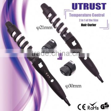 New coming LCD Dispaly Best Price Hair Curler Machine Magic Hair Curler Spiral Hair Curlers