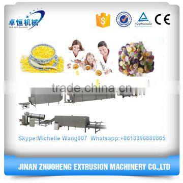 Complete corn flakes processing line