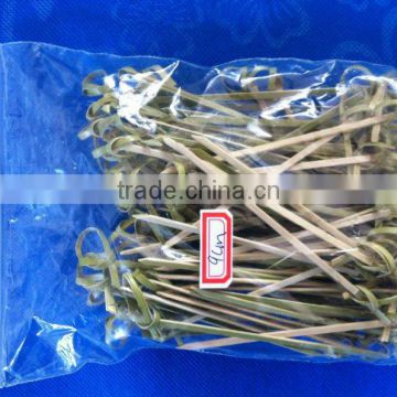 9cm beautiful bamboo knot pick for fruit