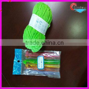 Plastic Needles Fancy Yarn Knitting Acrylic Blended Super Cotton Yarn