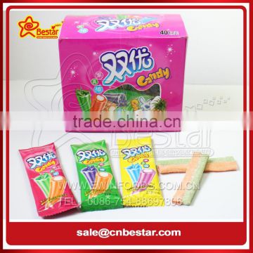 Fruity Jam & Sour Powder Double Flavors Soft Jelly Candy