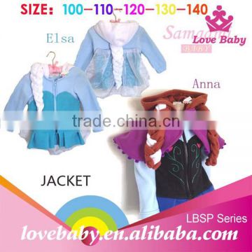Wholesale boutique down baby winter coats with fluffy wig