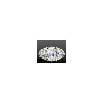 Thailand 4.21 Ct F Si1 Oval Diamond Engagement Ring