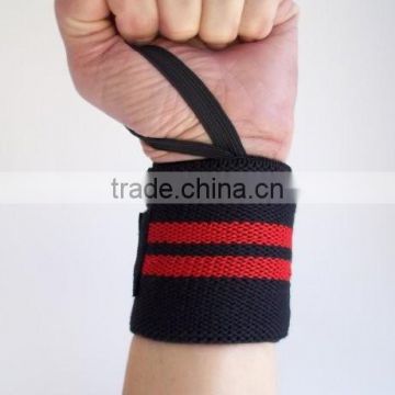 Heavy-duty Weightlifting Pro elastic gym Wrist Wraps support all colors and with logo