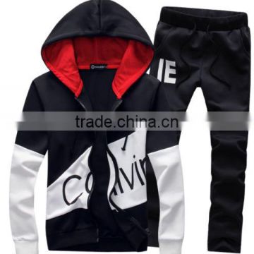 New 2PCS Mens Sweater Casual new design Track suit Sport Suit Jogging Athletic Jacket+Pants