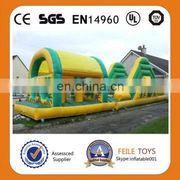 Hot selling colorful inflatable interactive/inflatable bouncer combo/inflatable slide combo