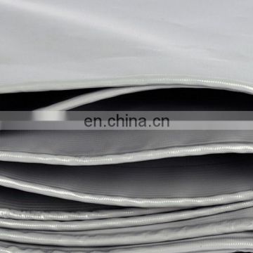 hot sale gray 1000D UV stabilized fireproof waterproof fabric pvc tarpaulin