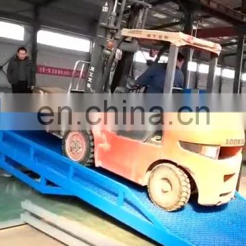 7LYQ Shandong SevenLift container lift equipment movable hydraulic electric mobile dock car yard ramp