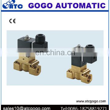 Air compressor control solenoid valves G1/4" 3/8" 1/2" Brass 2/4 way valve