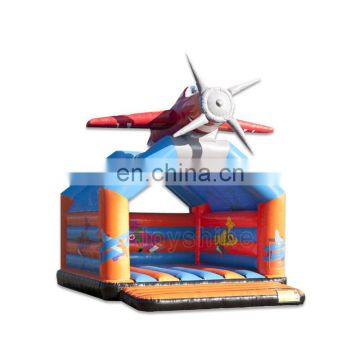 Air Plane Inflatable Castles Jumping Commercial Bouncy Jump House