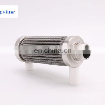 Stainless steel 316 melt polymer strainer oil filter element for Chemical plant