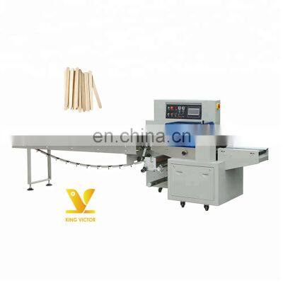 Automatic pillow type horizontal ice cream stick packaging machine