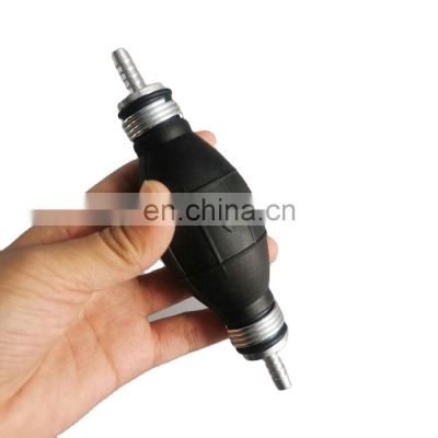 Fuel Pump Hand Primer Bulb Fuels Rubber & Aluminum Hand Suitable for Car/Boat/Marine/Motorcycle 6mm